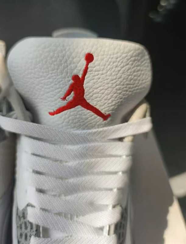 Black\WhiteOreo*DamskieJordan 4 RetroUnisexTrampki r.40