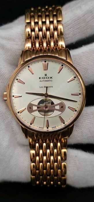 Zegarek Edox automat open Heart
