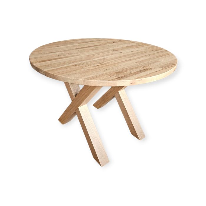 Stół dębowy , okrągły w stylu skandynawskim 110 cm  DOSTAWA GRATIS !!!