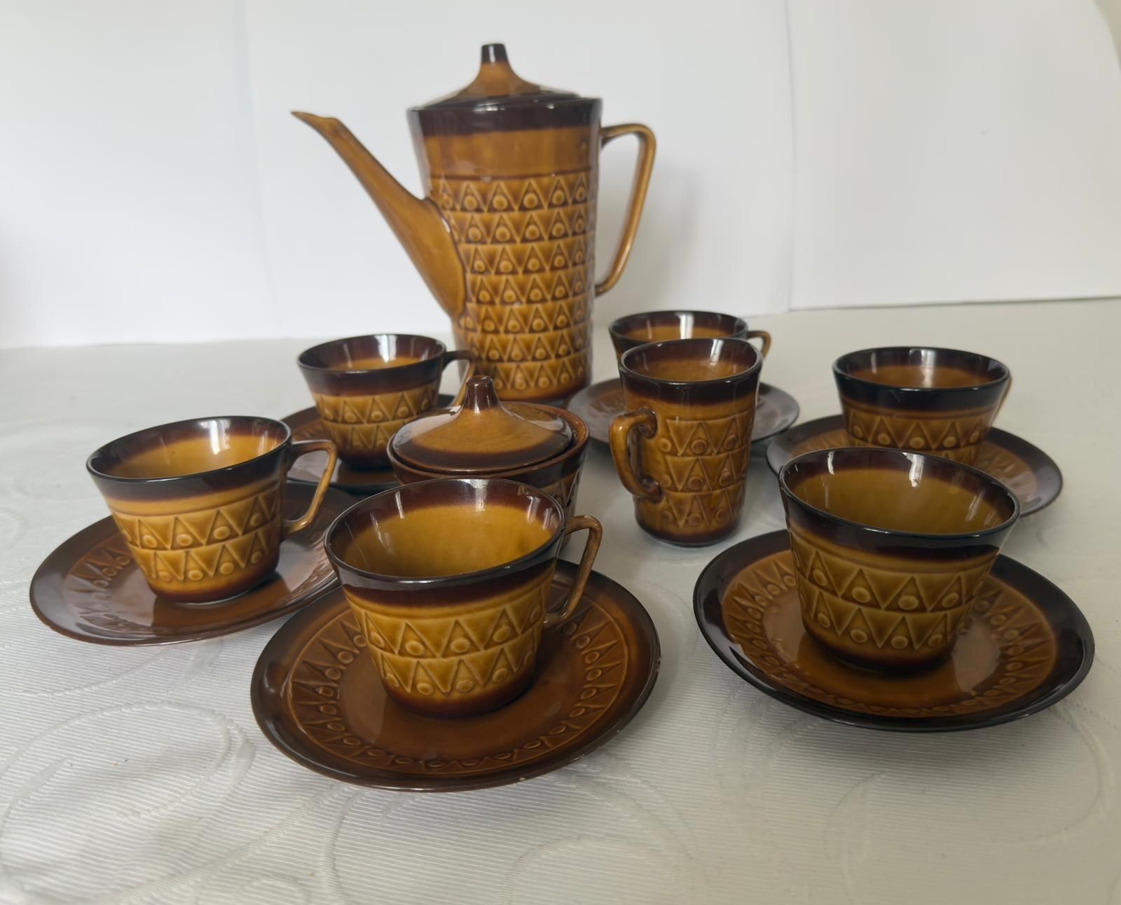 Zestaw porcelanowy vintage do kawy herbaty