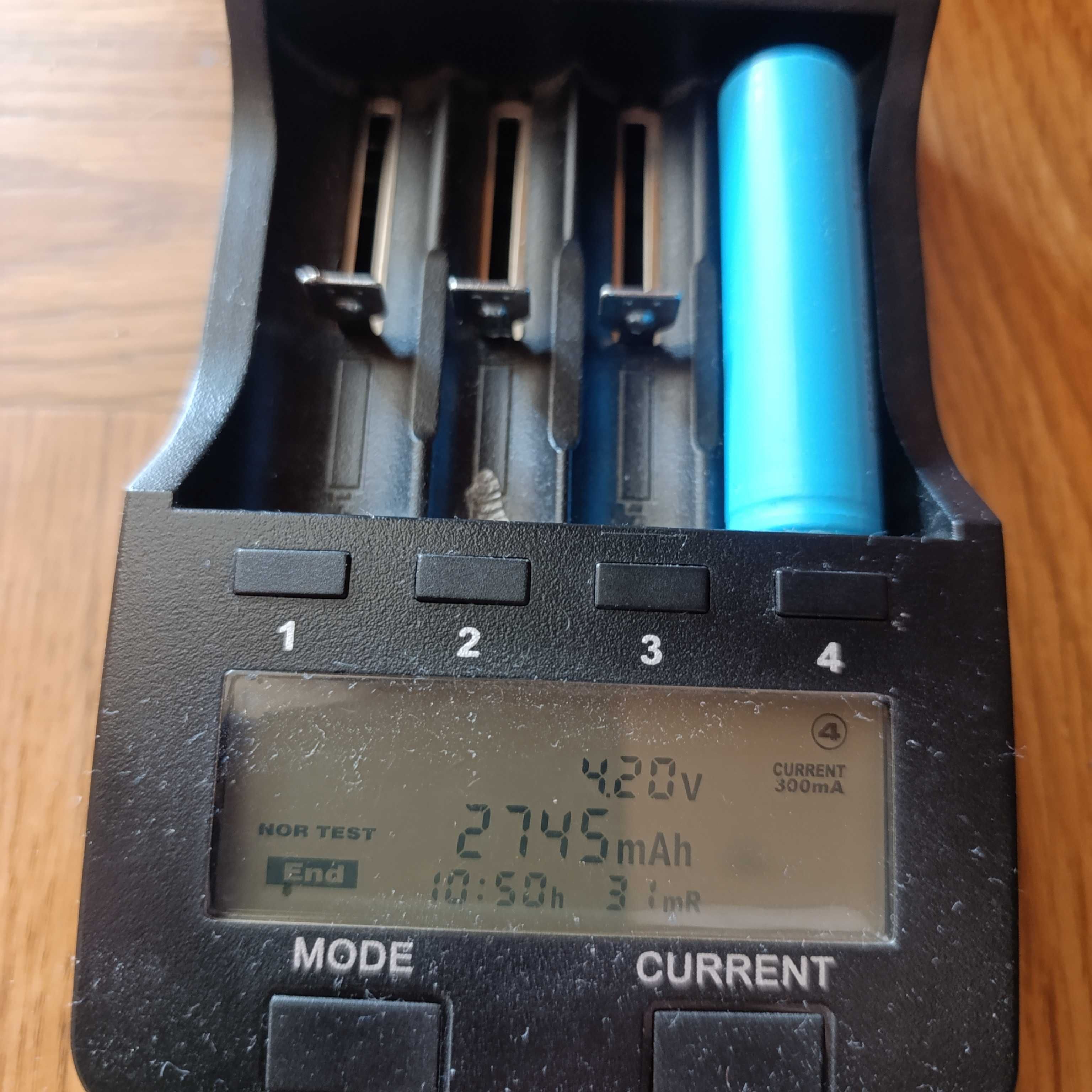 Аккумулятори 4шт. 18650 EVE ICR18650 26V 2600mAh 3.7В, 7А