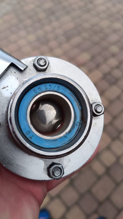 Zawór klapowy nierdzewny DN25