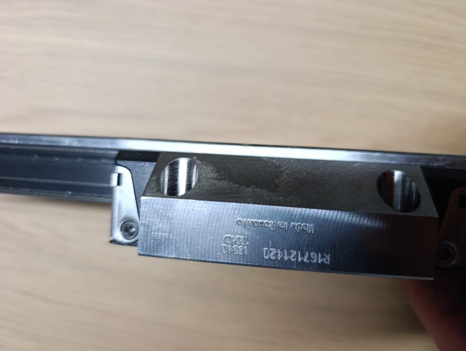 Wózek i prowadnica liniowa, oś Z CNC