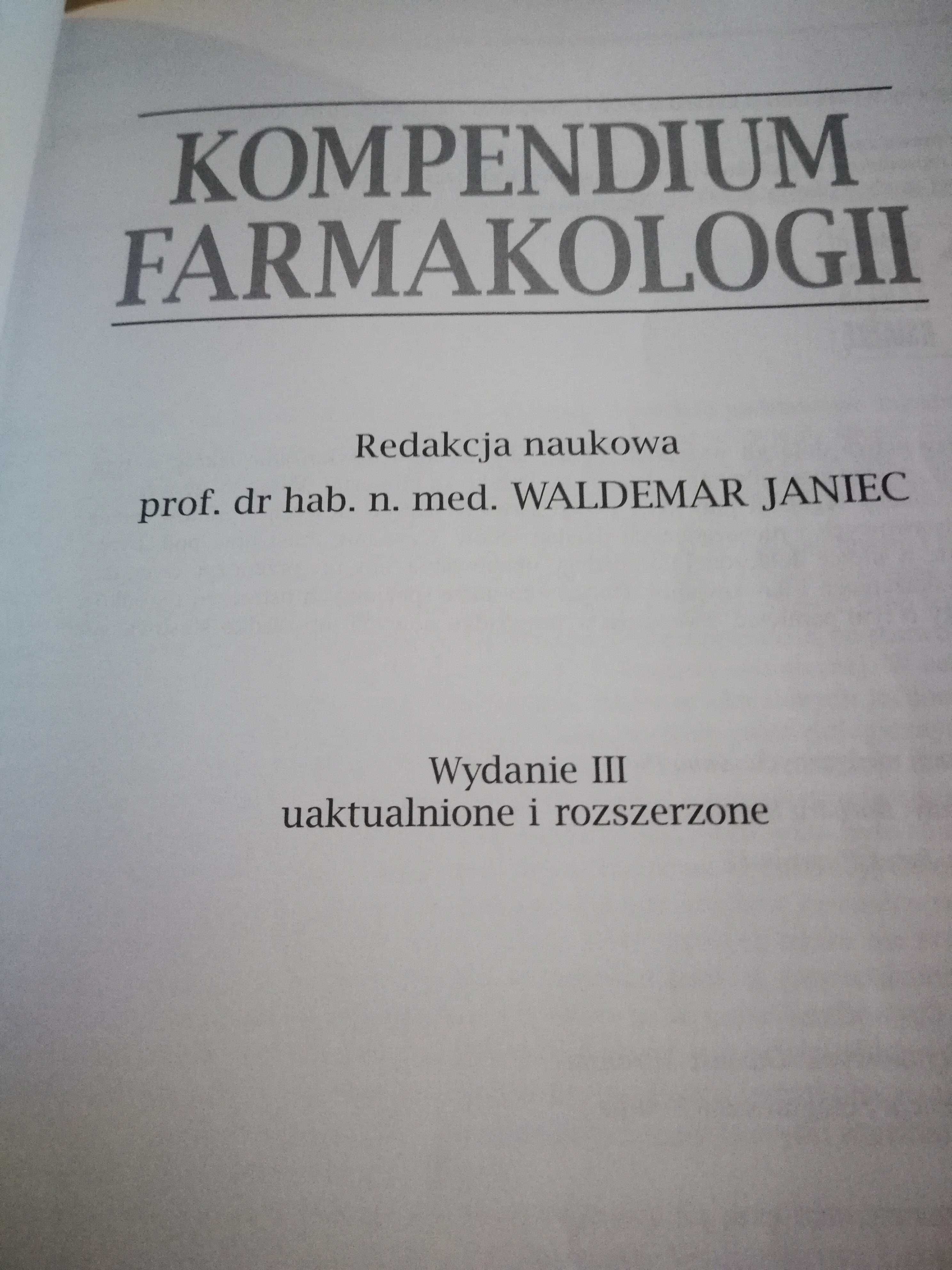 Kompendium Farmakologii Władysław Janiec