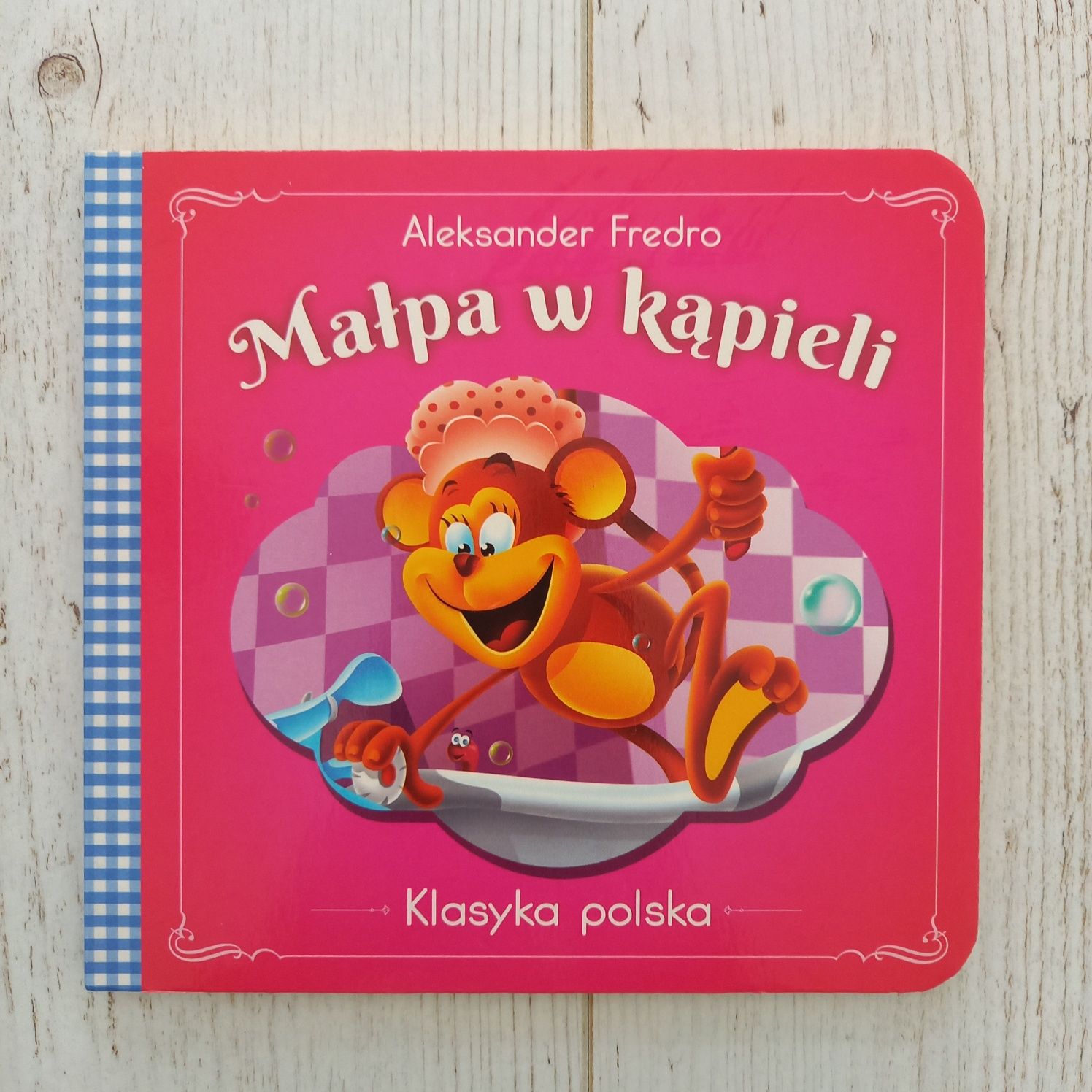 Książka dla malucha "Małpa w kąpieli"