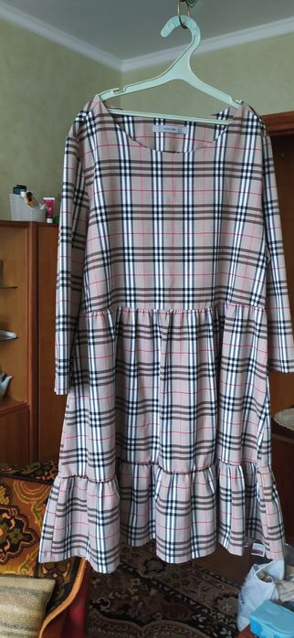 Платье в клетку для девочки