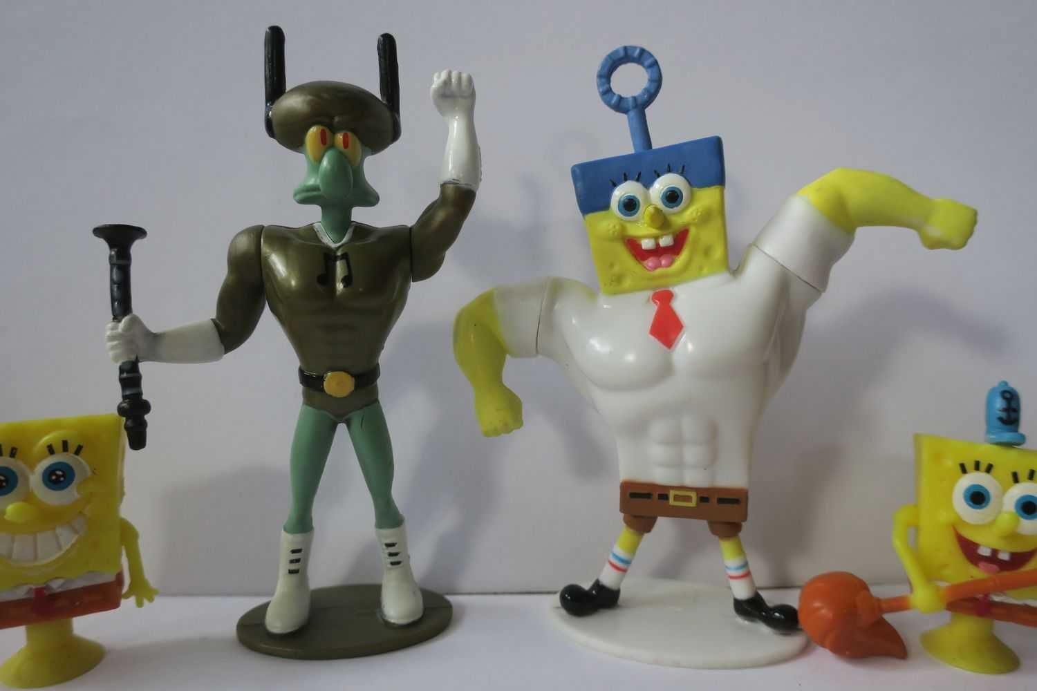 Zestaw cztery figurki Skalmar Spongebob Viacom oryginalne