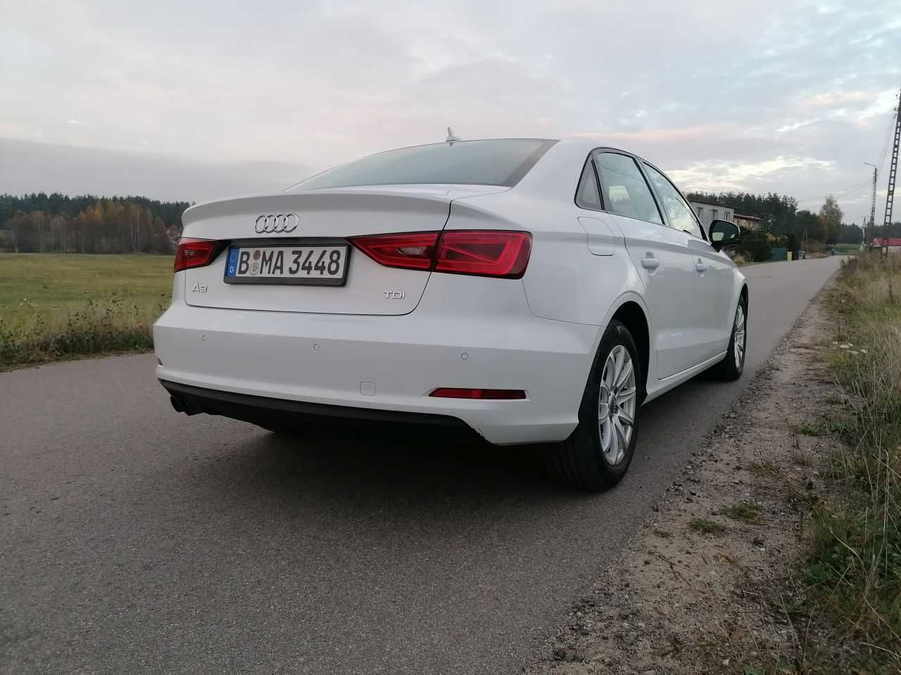 Audi A3 8V 2.0 TDI 150KM Sedan Biała Perła
