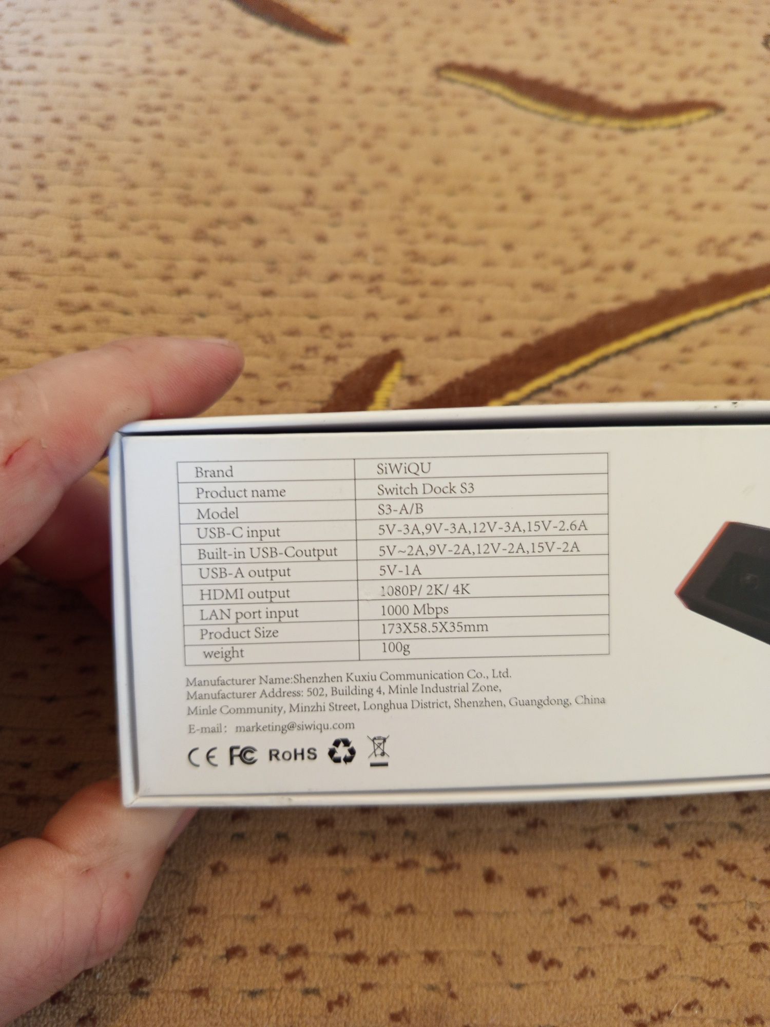 Stacja dokująca do Nintendo switch