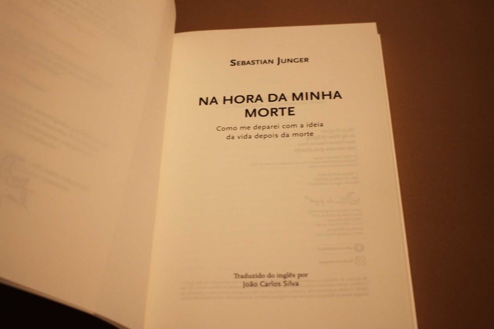 Na Hora da Minha Morte// Sebastian Junger