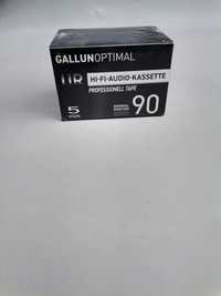 Kaseta kasty magnetofonowa 5 sztuk Gallunoptimal UR HI -FI R90