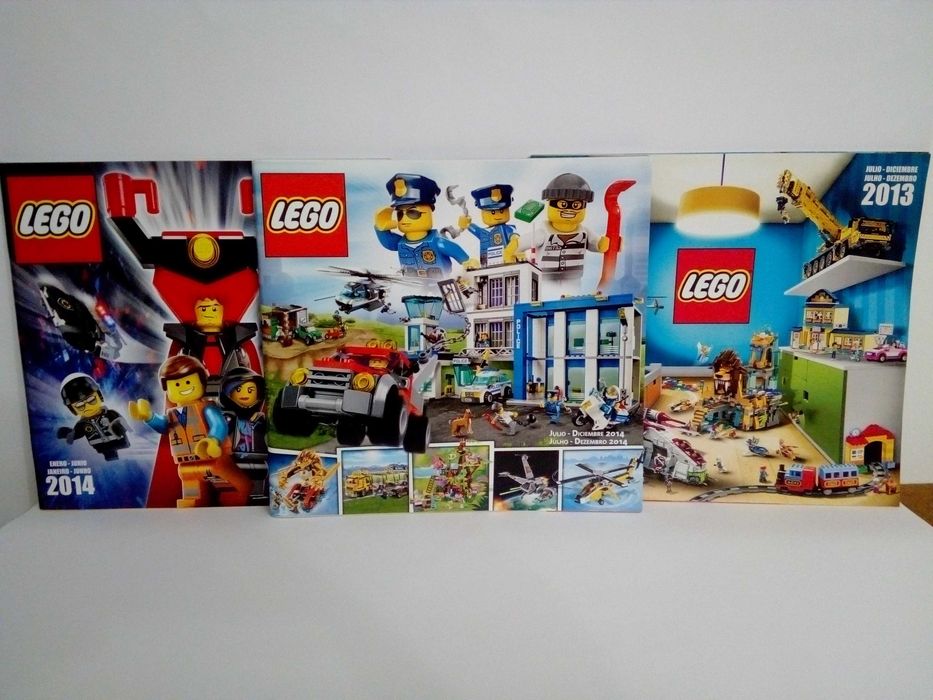 Catálogos lego antigos e recentes