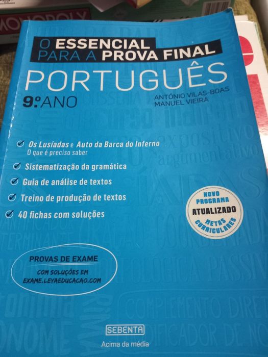 Livro apoio português 9 ano