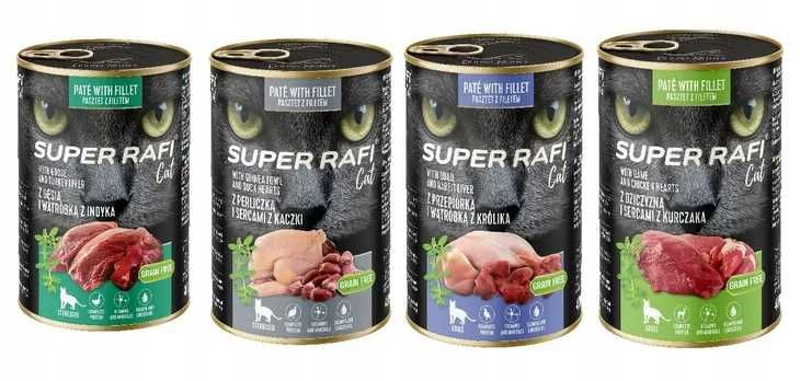 Super Rafi Cat karma mokra dla 24x400g