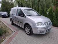 Wolkswagen Caddy 1.9TDI 105km Life 5-osobowy klimatyzacja hak alufelgi