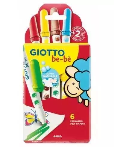 Super pisaki 6 kolorów Bebe GIOTTO. Giotto
