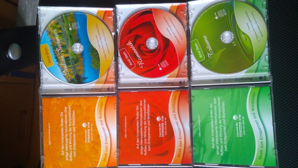 Muzyka relaksacyjna 3 płyty CD, Arnd Stein.
