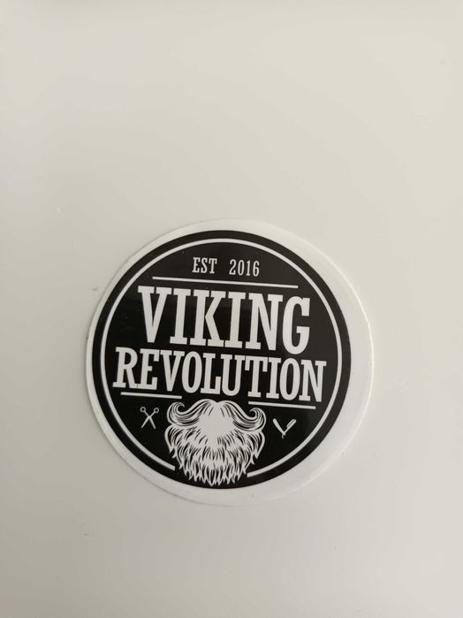 Pente de barba, tesoura, bolsa e autocolante Viking Revolution