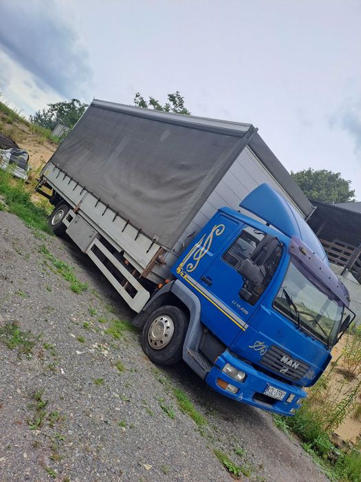 MAN LE 12.224, winda, firanka, sypialka, laweta, pomoc drogowa, solo.