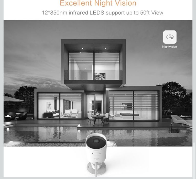 Kamera Zewnętrzna WiFi FHD YI OUTDOOR AI+