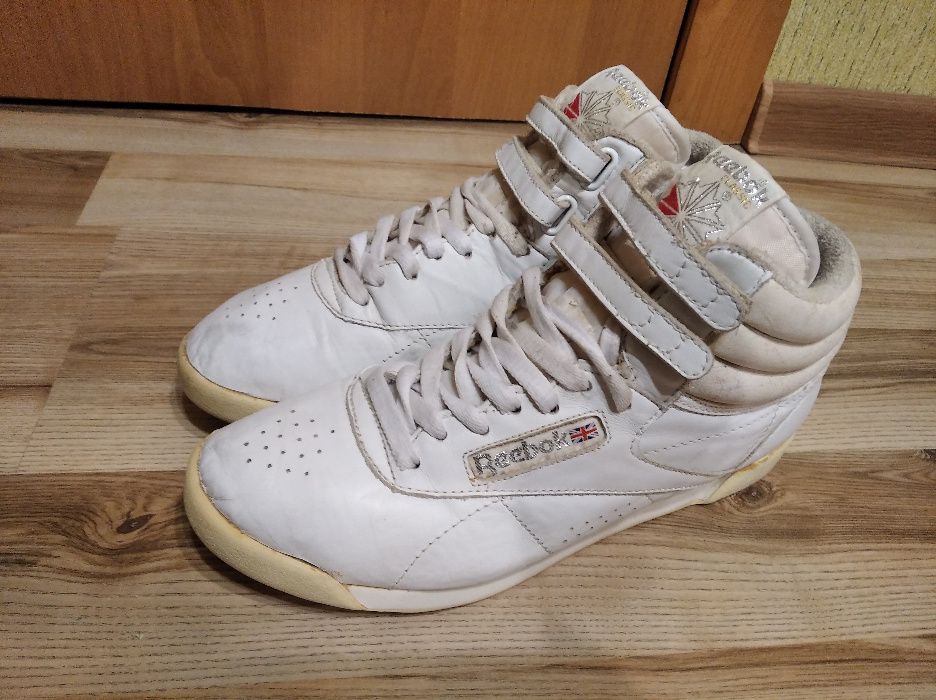 Кеды,кроссовки высокие Reebok Freestyle Hi vintage размер 40.