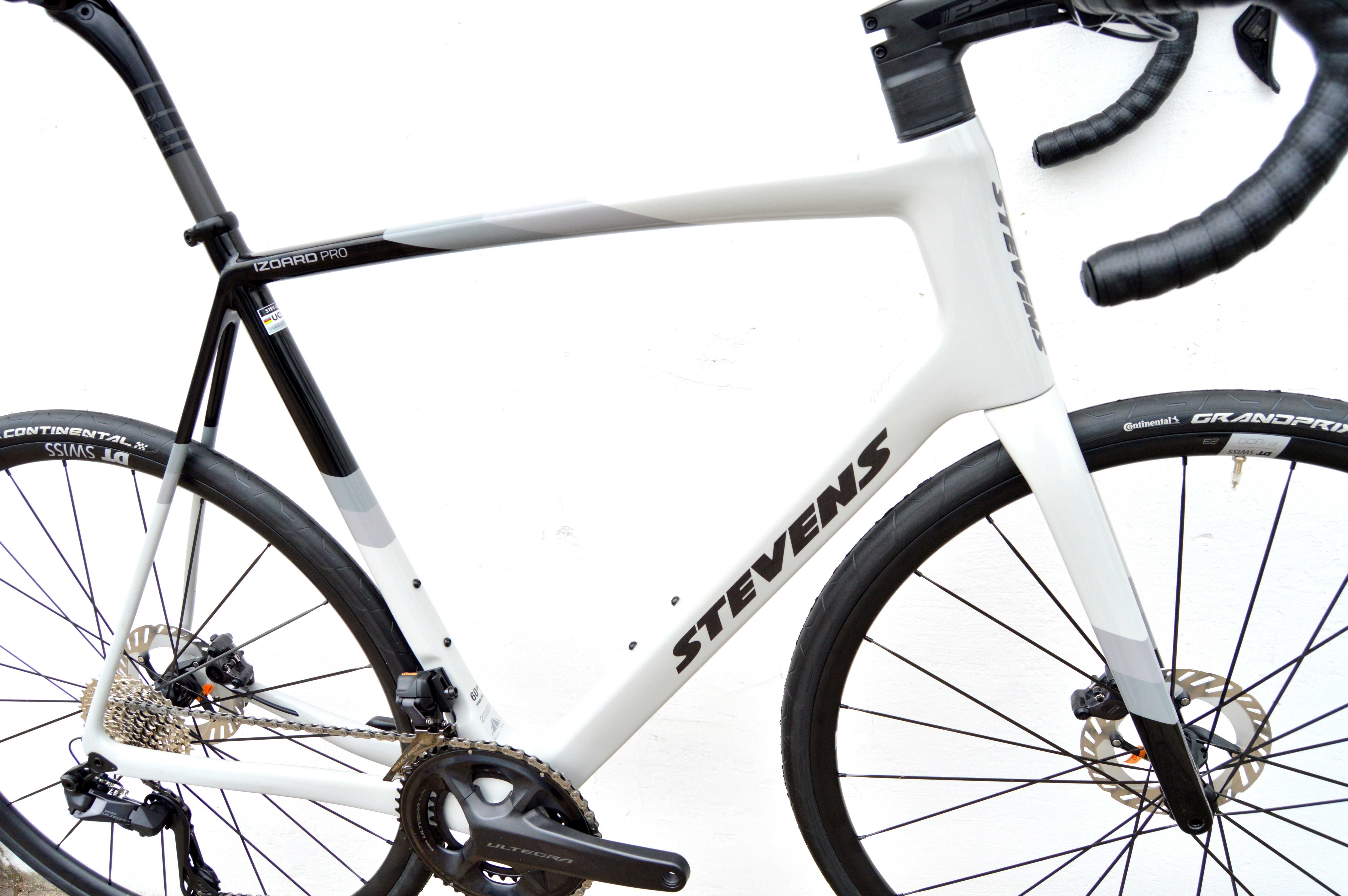 Przebieg 10km STEVENS IZOARD PRO Ultegra Di2 disc elektronika szosa 60