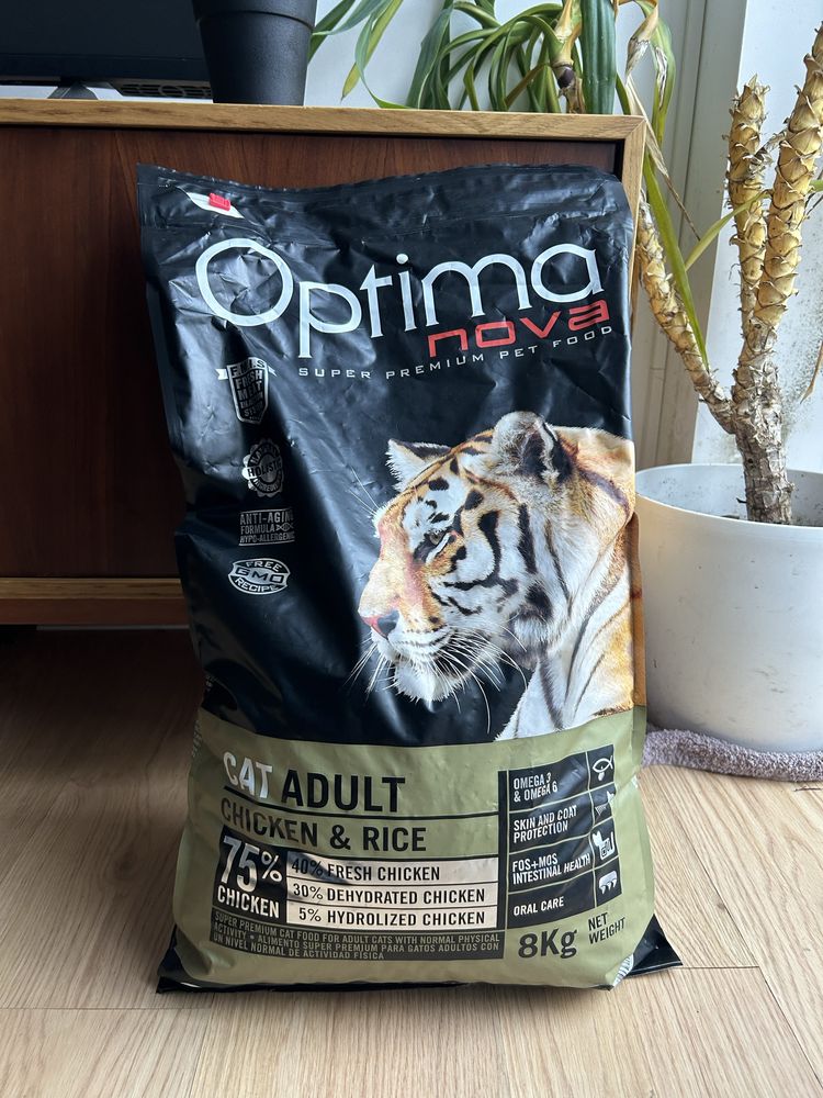 Racão Optima Nova para Gato 8kg