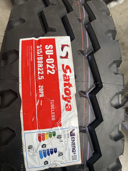 Nowe opony 315/80R22.5 przód budowalny SU-022 montaż/wysyłka