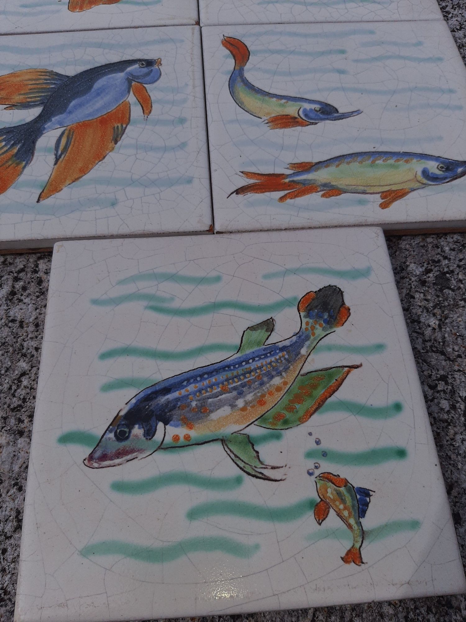 Lindíssimos Azulejos Vintage Pintura Manual