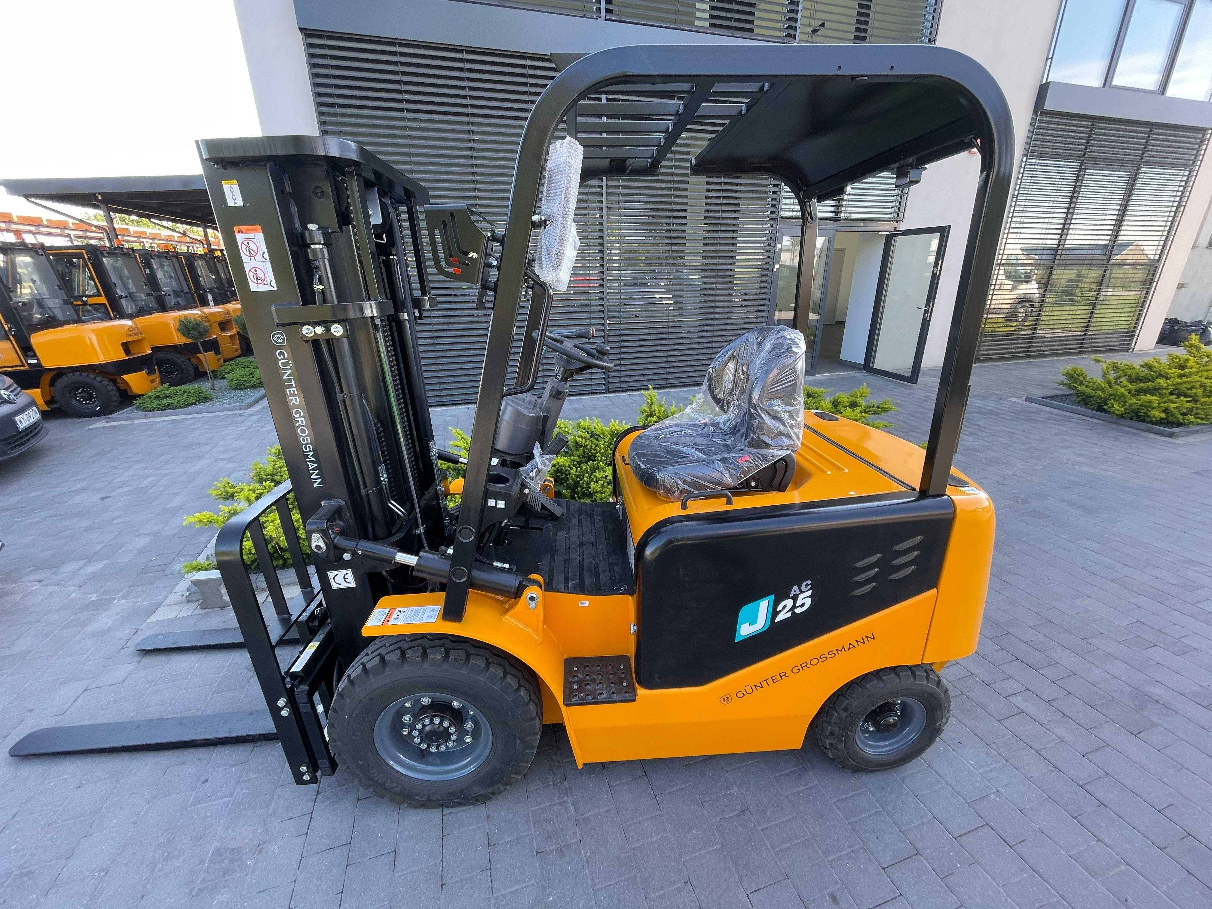 Wózek widłowy elektryczny Gunter  2,5T Nowy 2025. 3 lata gwarancji