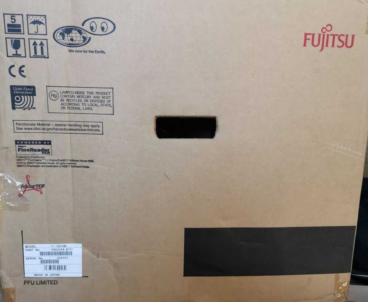 Fujitsu Fi-6010N Color Duplex Network Scanner.