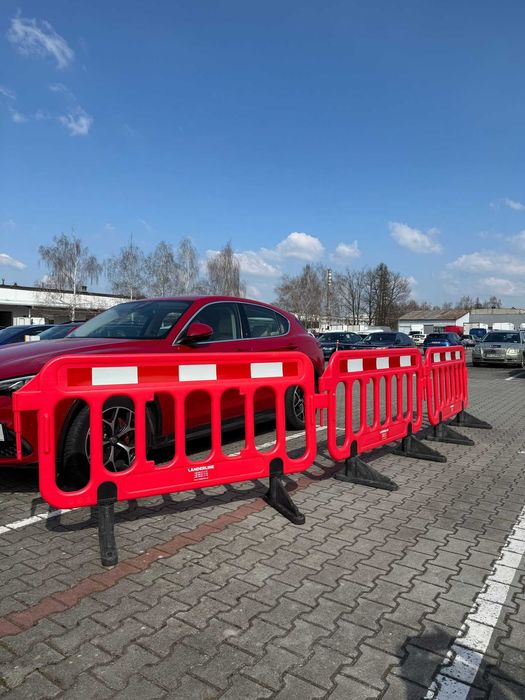 Barierki Przenośne - Zapory U-20 NEOS STRADA RED Tworzywo