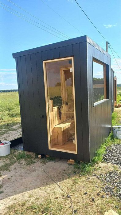 Компактна сауна 1600×2200 мм – максимум комфорту на мінімальній площі!