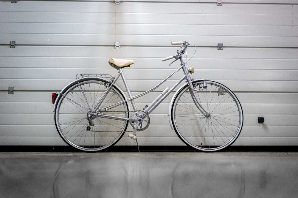 Rower Capriolo Retro Vintage Damka 27 Przerzutki biało srebne