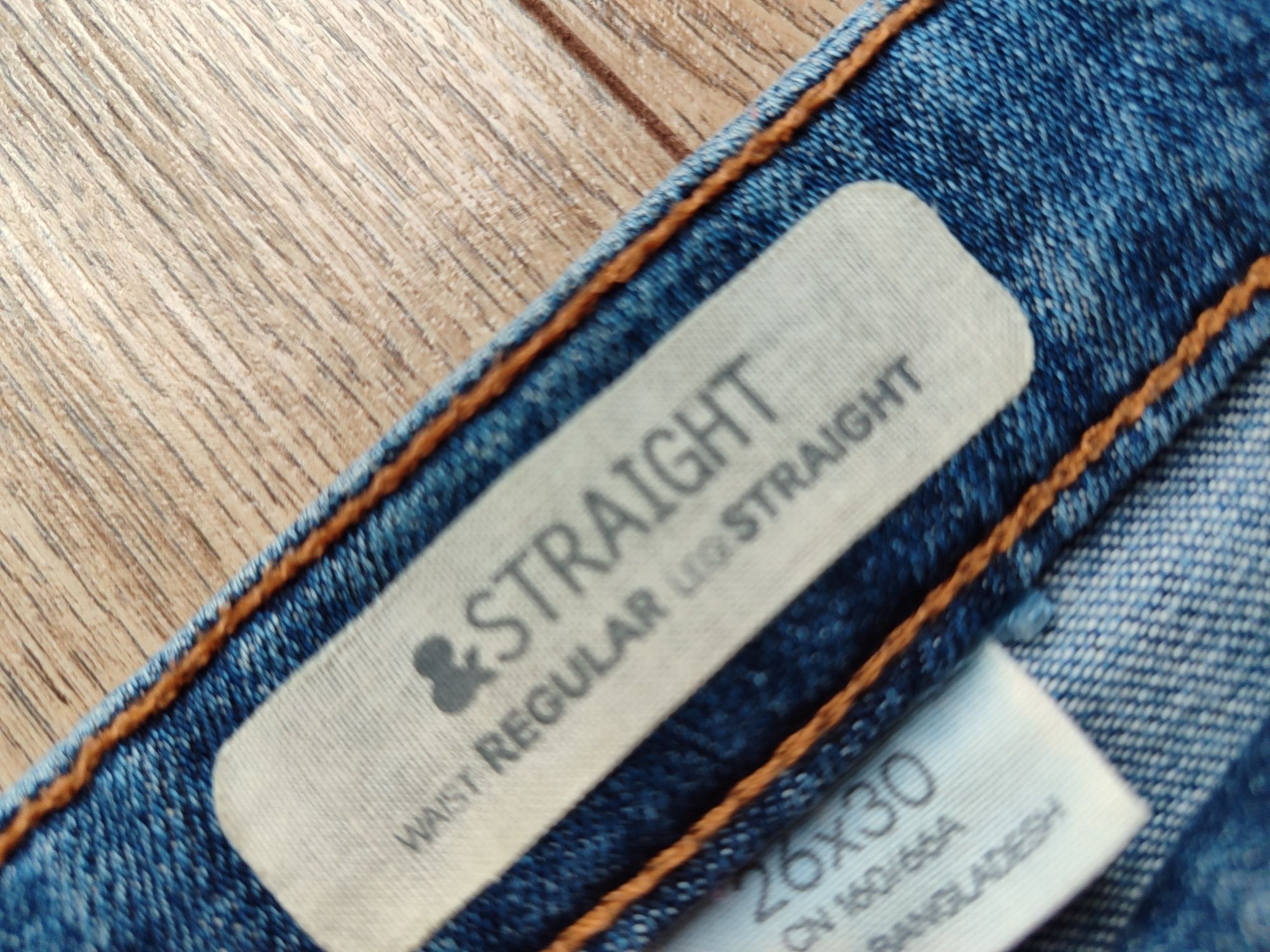 Krótkie jeansowe spodenki S 36 regular straight 26 x 30