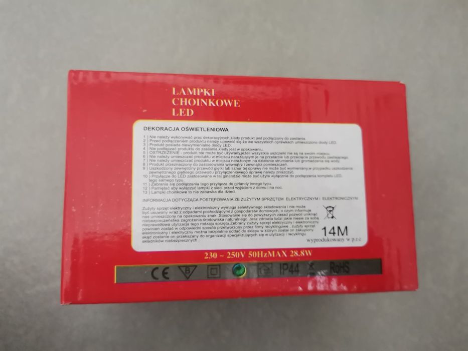 Lampki choinkowe led wewnętrzne