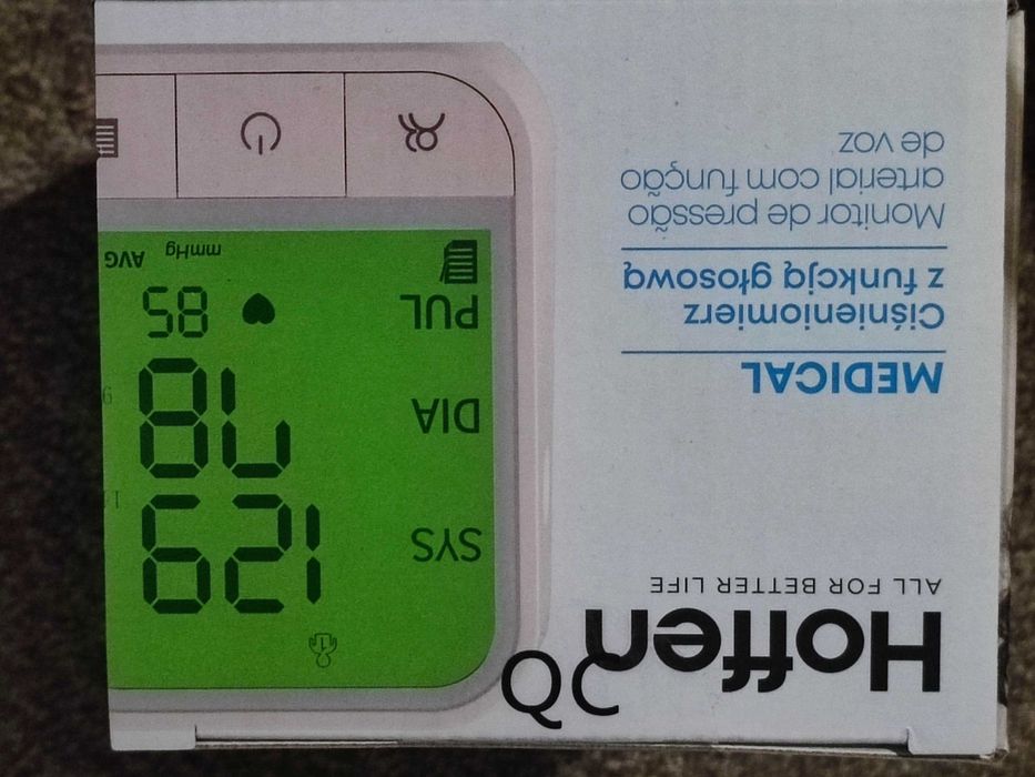 Nowy Ciśnieniomierz naramienny Hoffen z funkcją głosową. Tonometer