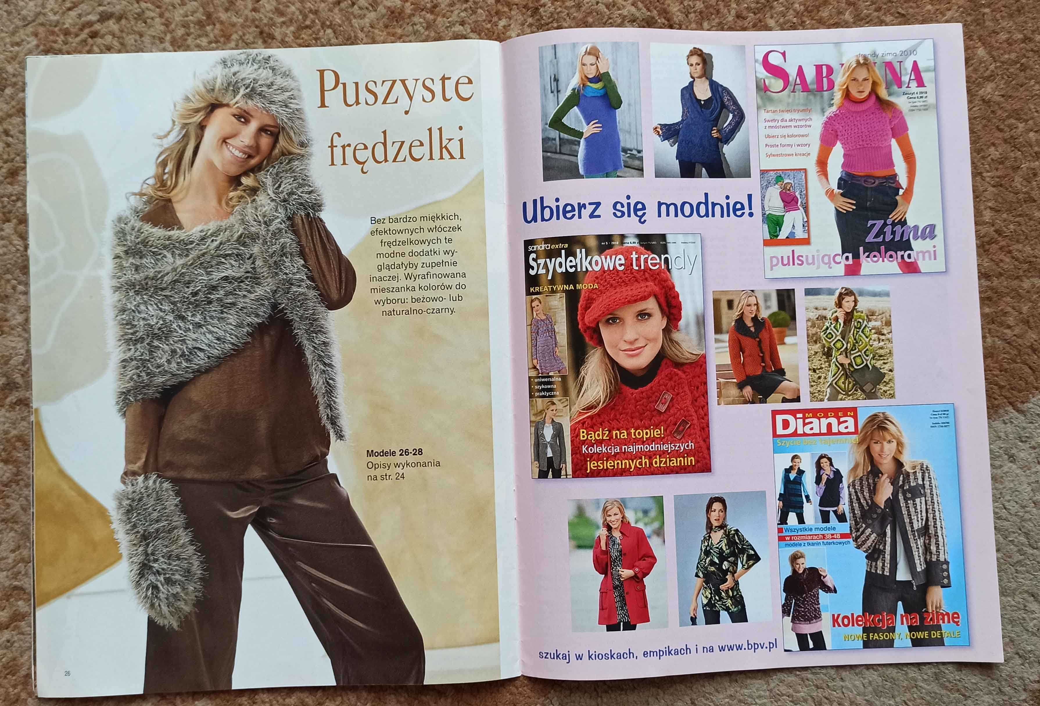 Mała Diana  Extra Nr 2010/06   Czasopismo Poncho Torebki Chusty