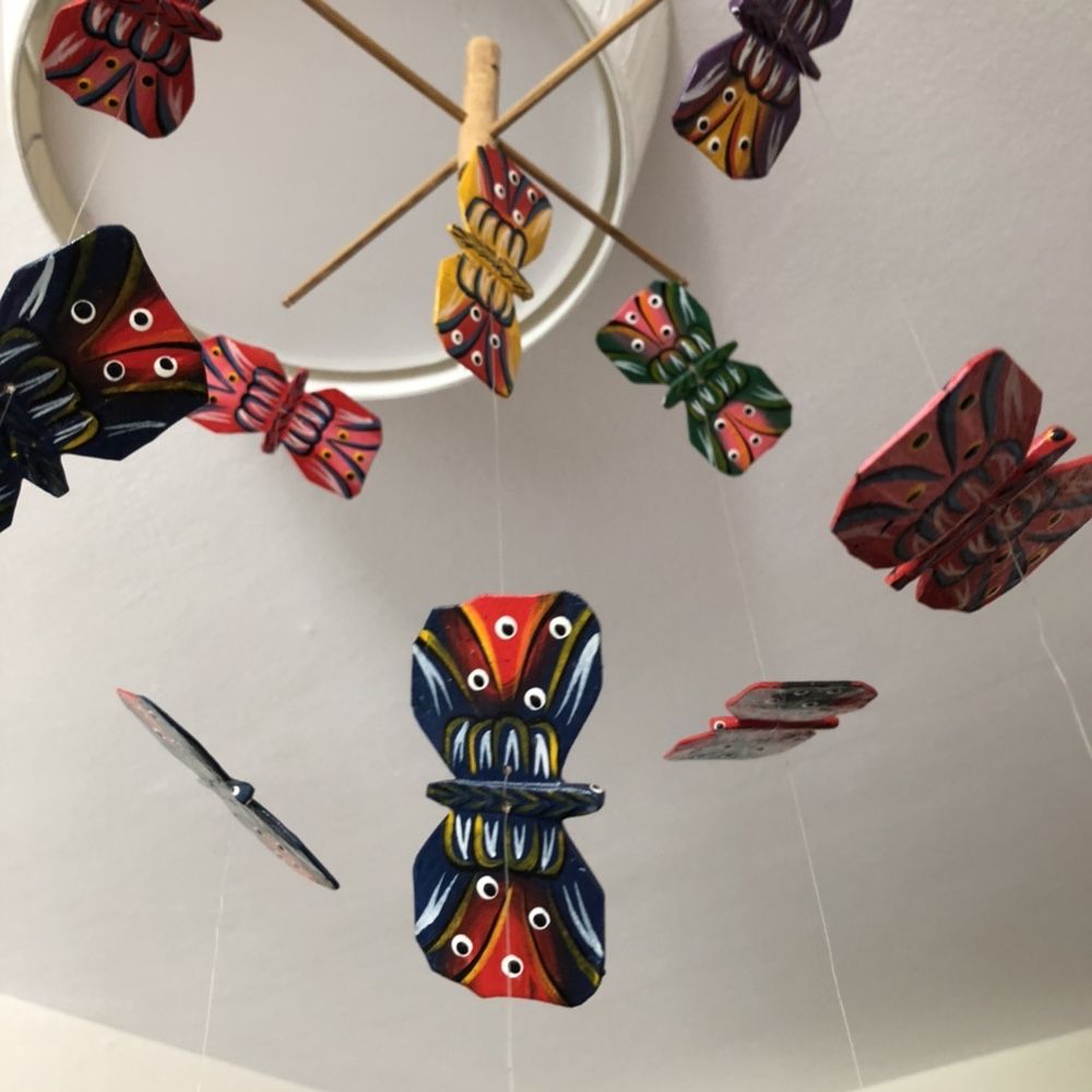 Motylki - karuzela - dekoracja