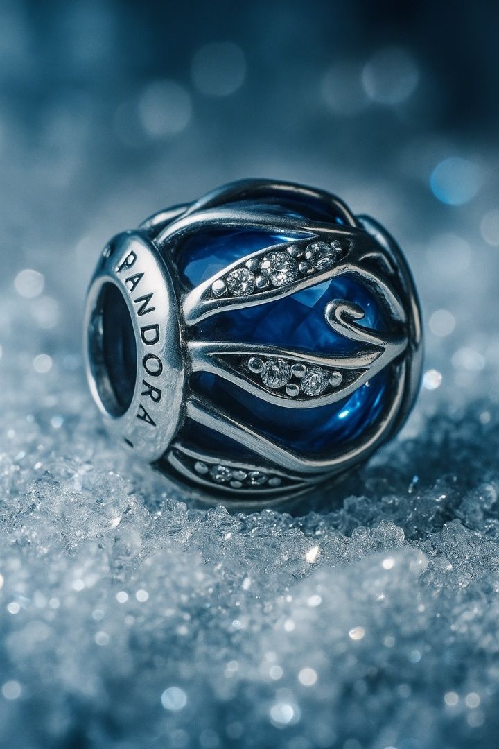 Nowy Pandora CHARMS Zawieszka Srebrna do Pandora APART Koralik