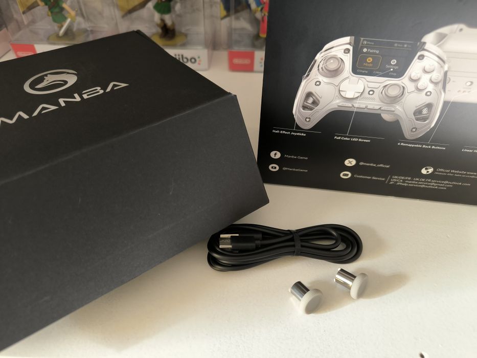 Mamba one v2 controlador de jogos sem fio com tela