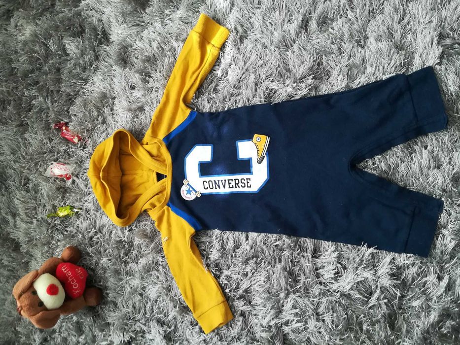 Pajacyk, kombinezon bawełniany Converse, 65/70 3/6 miesięcy