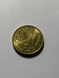 Moneta Niemcy - 10 eurocentów euro cents 2002 D (Mennica Monachium)