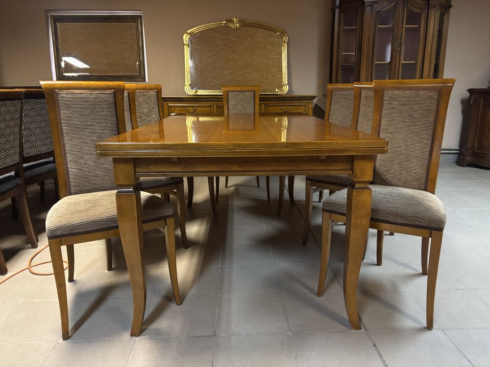 Zestaw Mebli Stylowe Selva Italy Stół 300 cm 10 Krzeseł Komoda Sklep