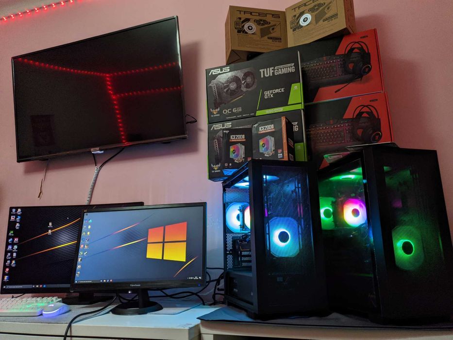 QUATRO 4X PC GAMING Com tudo incluído ate dia 24