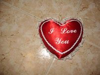 Almofadinha "I Love You" - Dia dos Namorados