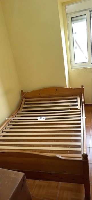 Cama + Estrado madeira