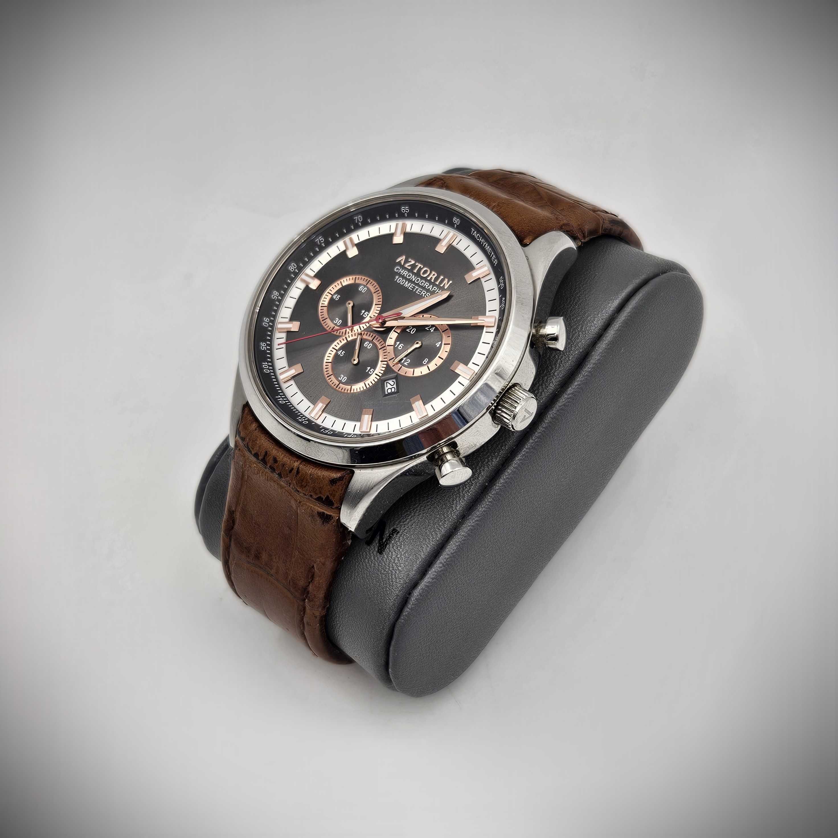 Zegarek AZTORIN Sport Chronograf A047.G199 Szafirowe Szkiełko