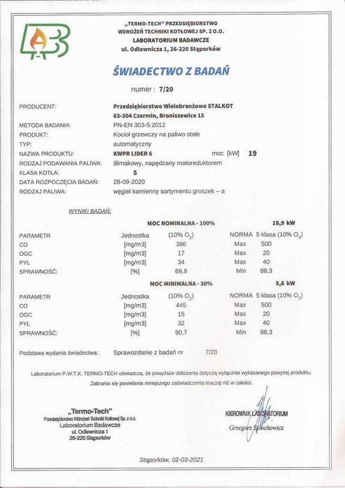 KOTŁY 19 kW Kocioł z PODAJNIKIEM Piec na EKOGROSZEK Klasa 5 Ecodesign