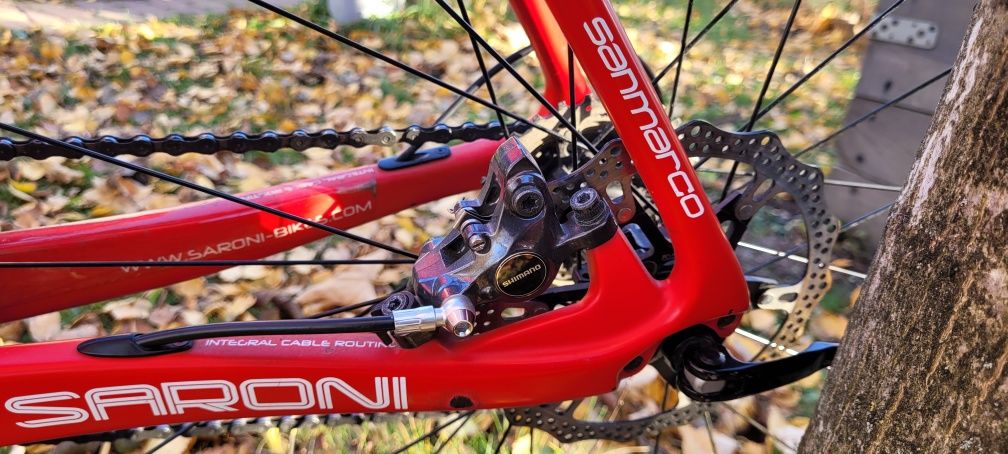 Rower gravel / przełaj / cx Saroni full carbon ultegra